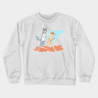 Running rivals dogs Crewneck Sweatshirt